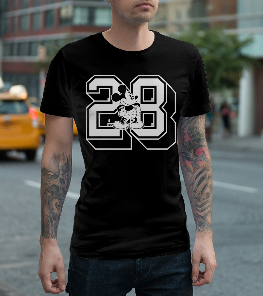 Mickey Mouse 28 Sporty Stance T-Shirt