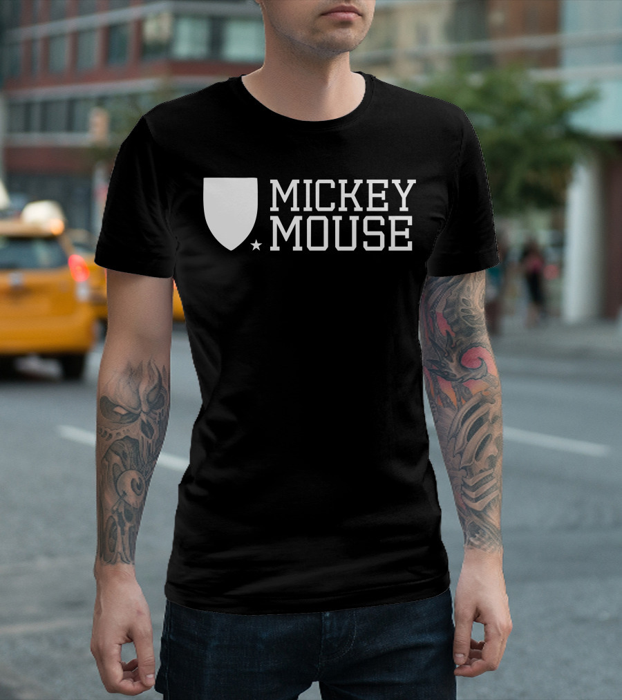 Mickey Mouse University Shield Emblem T-Shirt