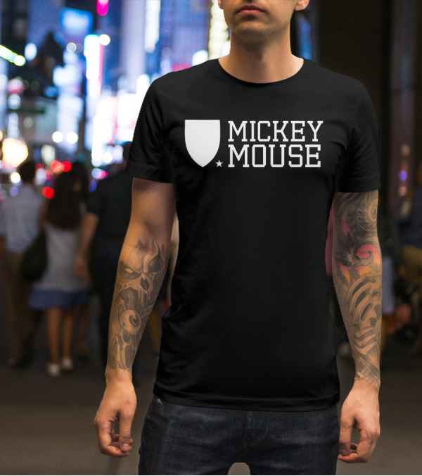 Mickey Mouse University Shield Emblem T-Shirt