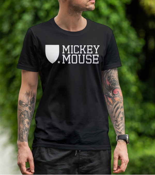 Mickey Mouse University Shield Emblem T-Shirt
