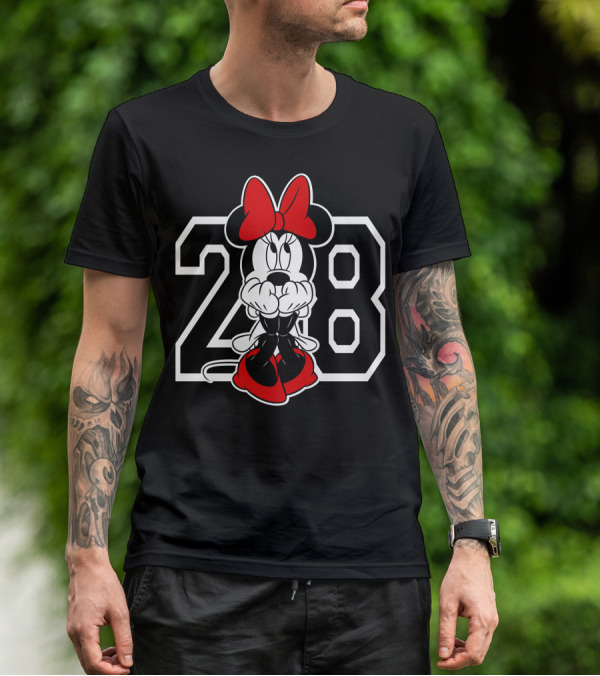 Disney Minnie Mouse 28 Retro Style Classic T-Shirt