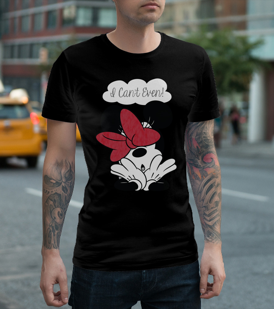 Minnie Mouse I Can't Even Disney Iconic Expression T-Shirt