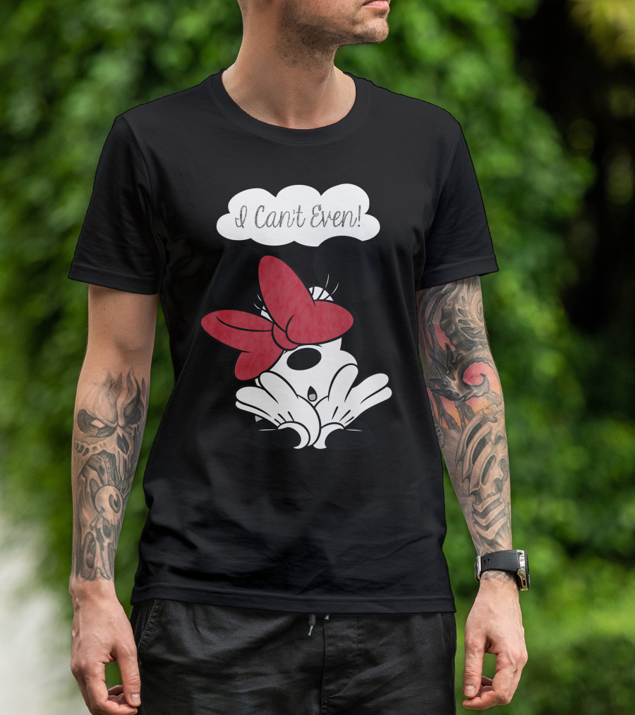 Minnie Mouse I Can't Even Disney Iconic Expression T-Shirt