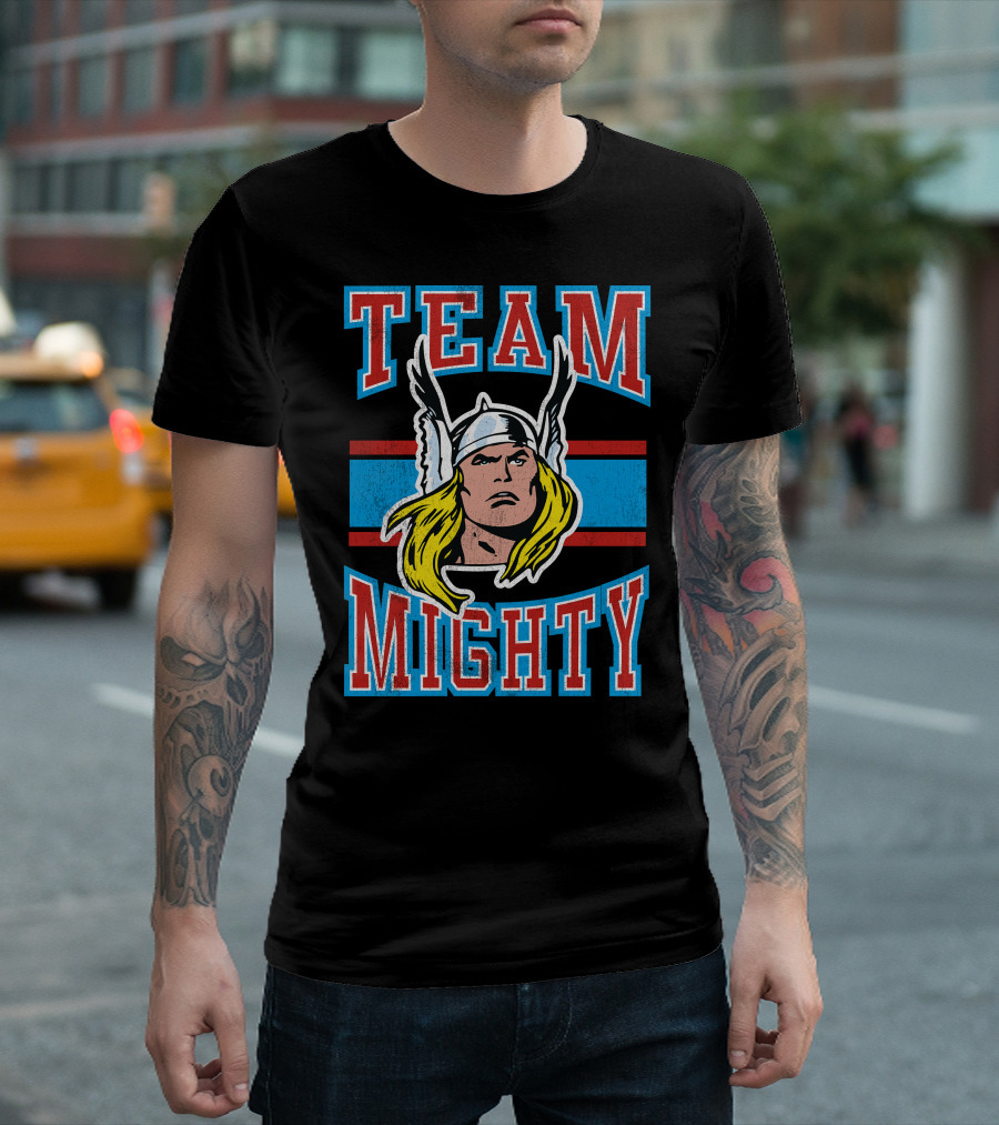Team Mighty Thor Marvel Classic T-Shirt