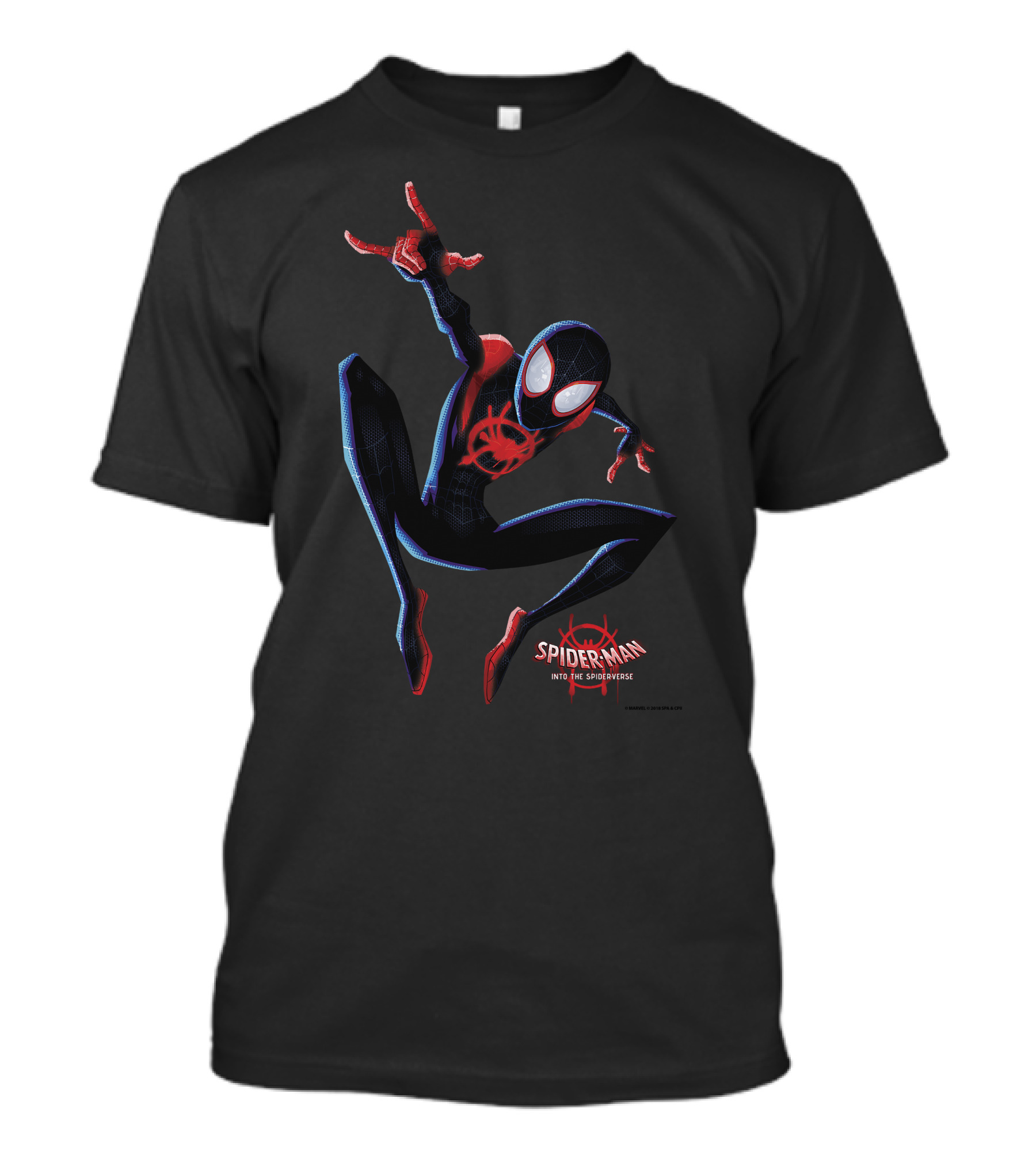 Spider-Man Into The Spiderverse Miles Morales Marvel T-Shirt