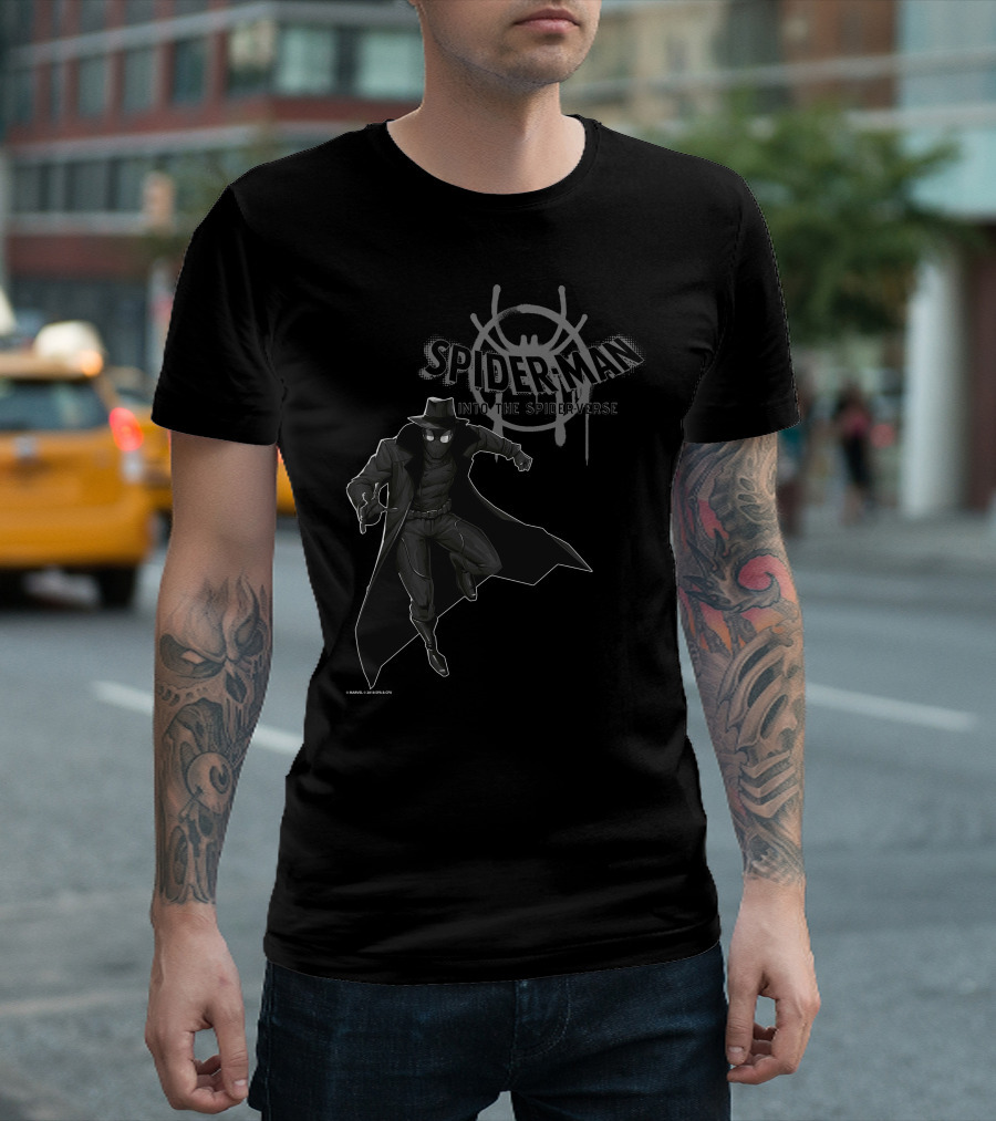 Marvel Spider-Man Into the Spider-Verse Noir T-Shirt