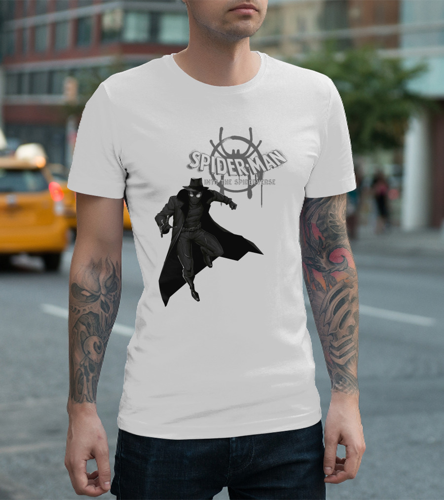 Marvel Spider-Man Into the Spider-Verse Noir T-Shirt