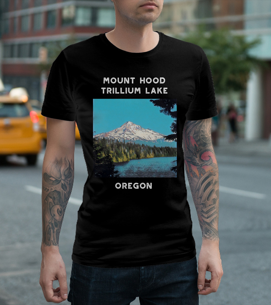 Mount Hood Trillium Lake Oregon T-Shirt