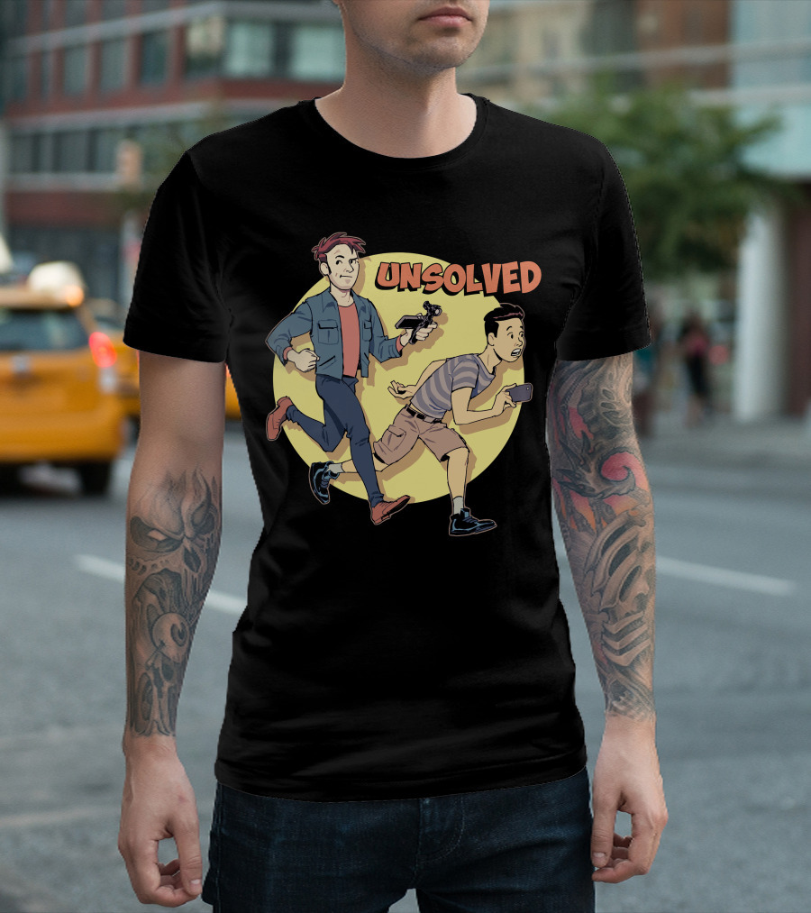 BuzzFeed Unsolved Animated Saturday Morning Mystery Adventure T-Shirt