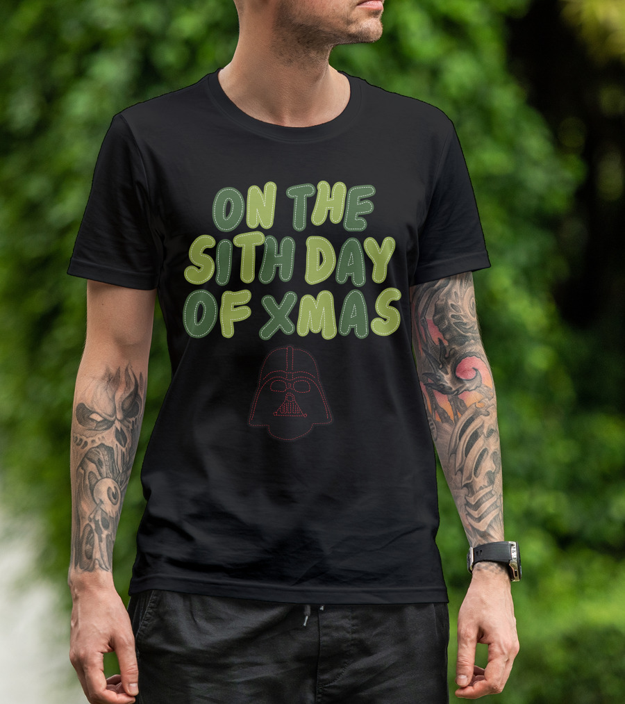 Star Wars Darth Vader On The Sith Day Of Xmas T-Shirt