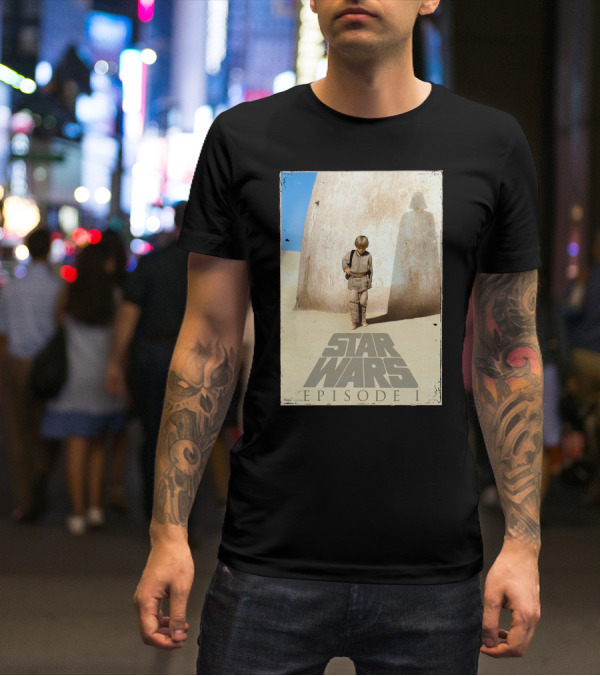 Star Wars Episode I The Phantom Menace Anakin Skywalker Shadow T-Shirt