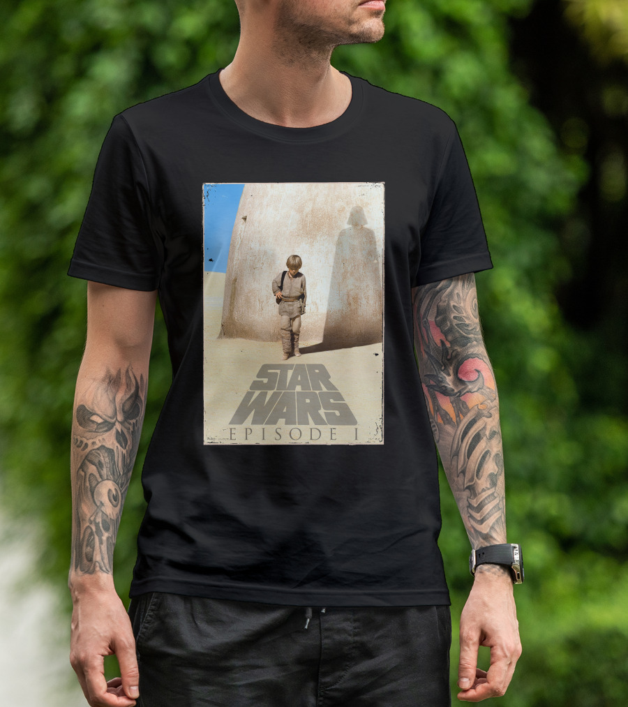 Star Wars Episode I The Phantom Menace Anakin Skywalker Shadow T-Shirt