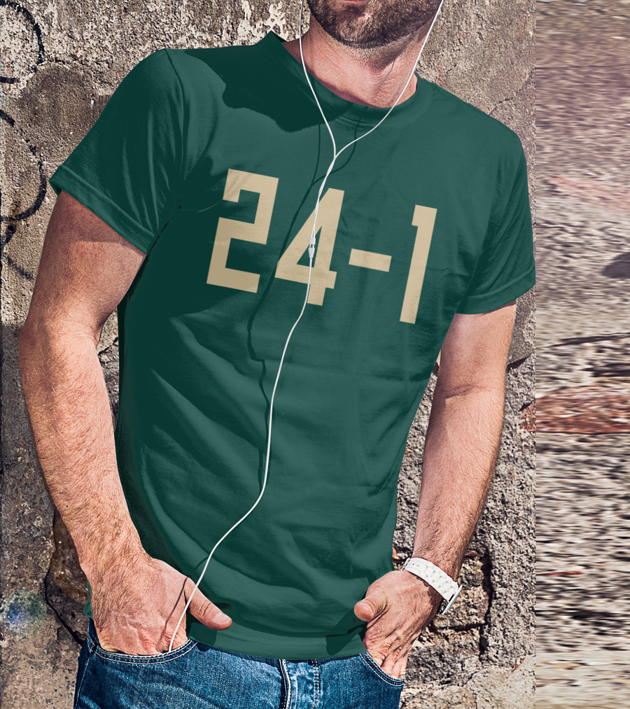 Bucks 24-1 Golden Numbers T-Shirt