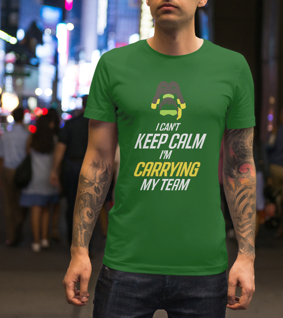 I Can't Keep Calm I'm Carrying My Team Gaming Headset Avatar T-Shirt