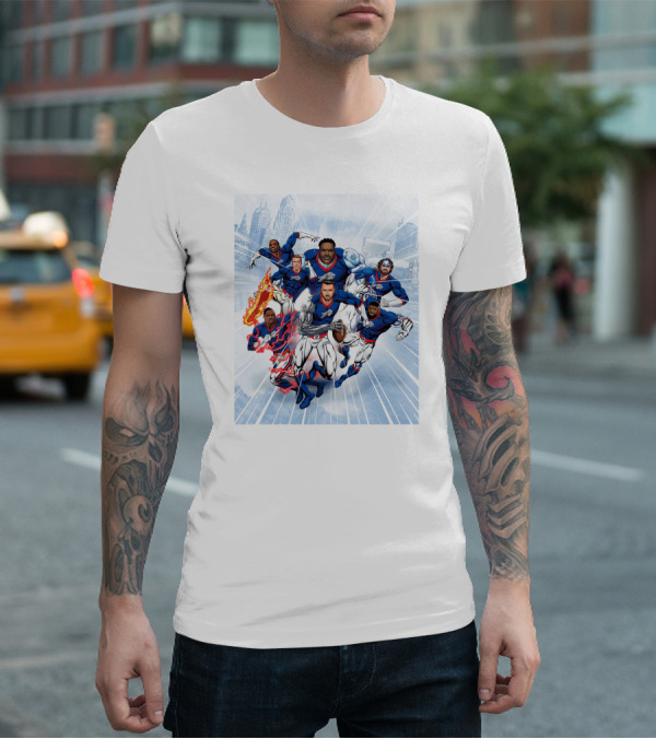 Bills Super Hero Football Team Comic Heroes T-Shirt