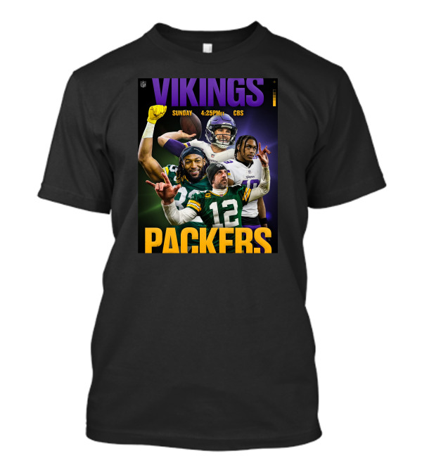 Vikings Packers Sunday 4:25PM CBS T-Shirt
