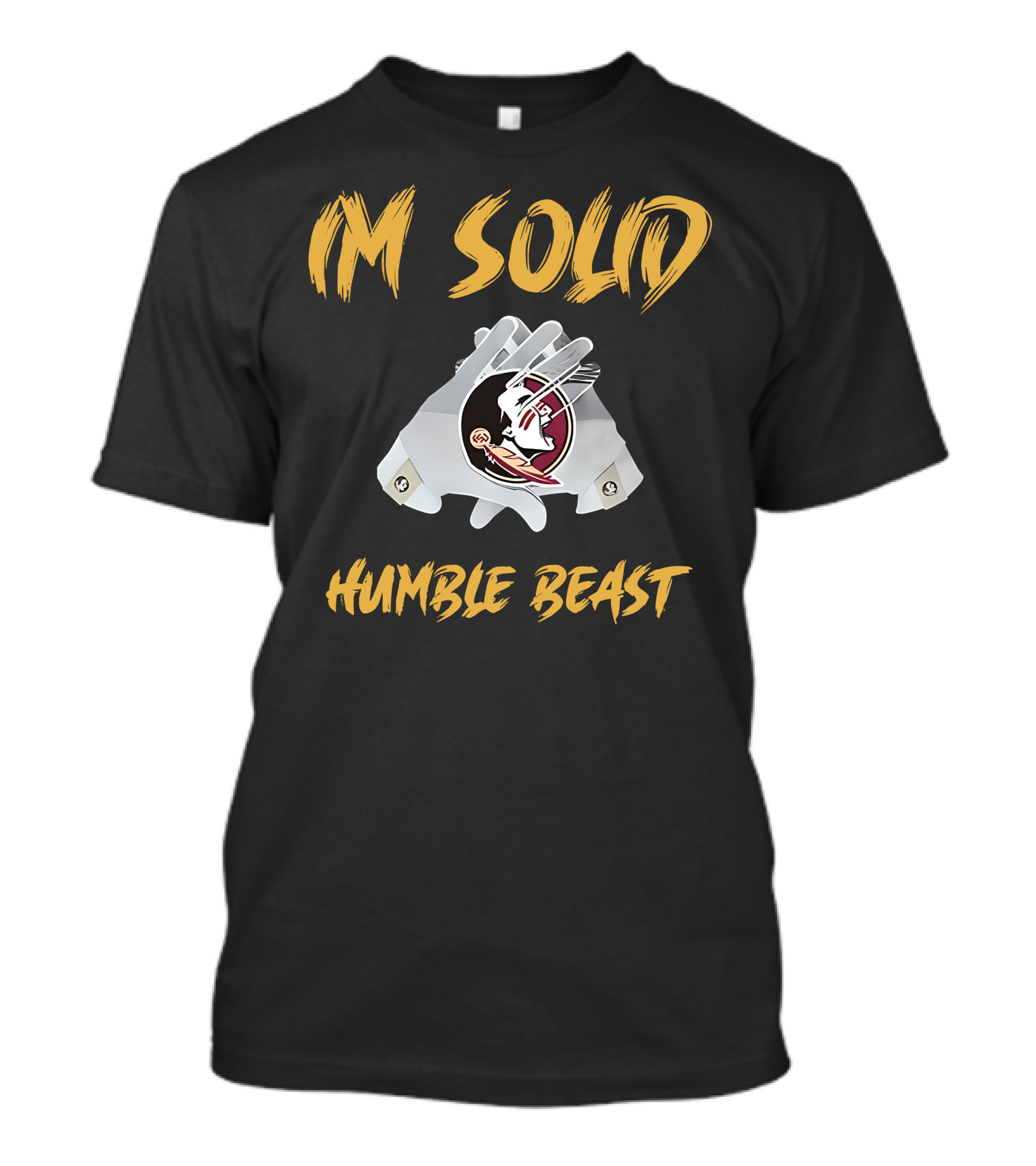 IM SOLID Humble Beast Gloves Tribal T-Shirt