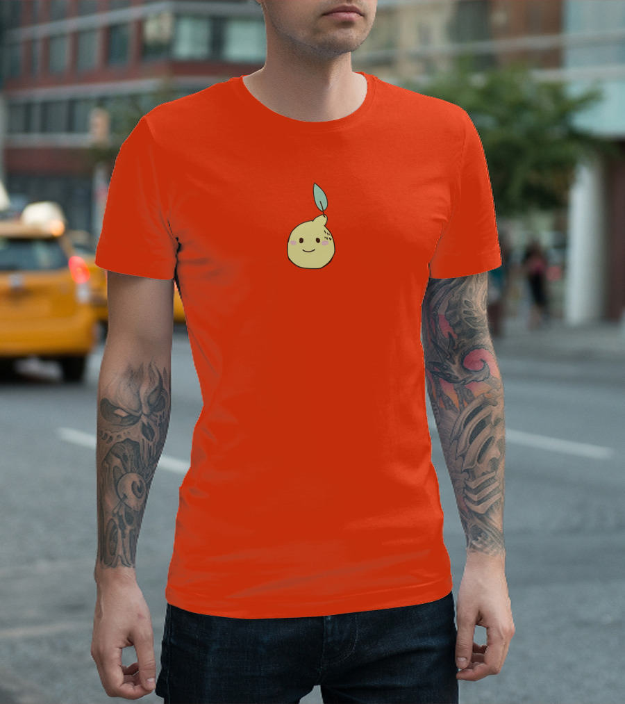 Cavetown Lemon Boy Robbie Leaf Happy Face T-Shirt