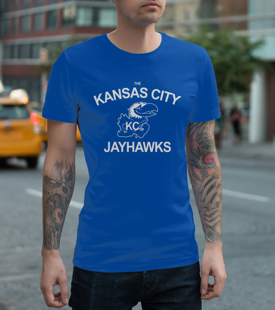 Kansas City Jayhawks KC Logo by Raygun Clothing T-Shirt