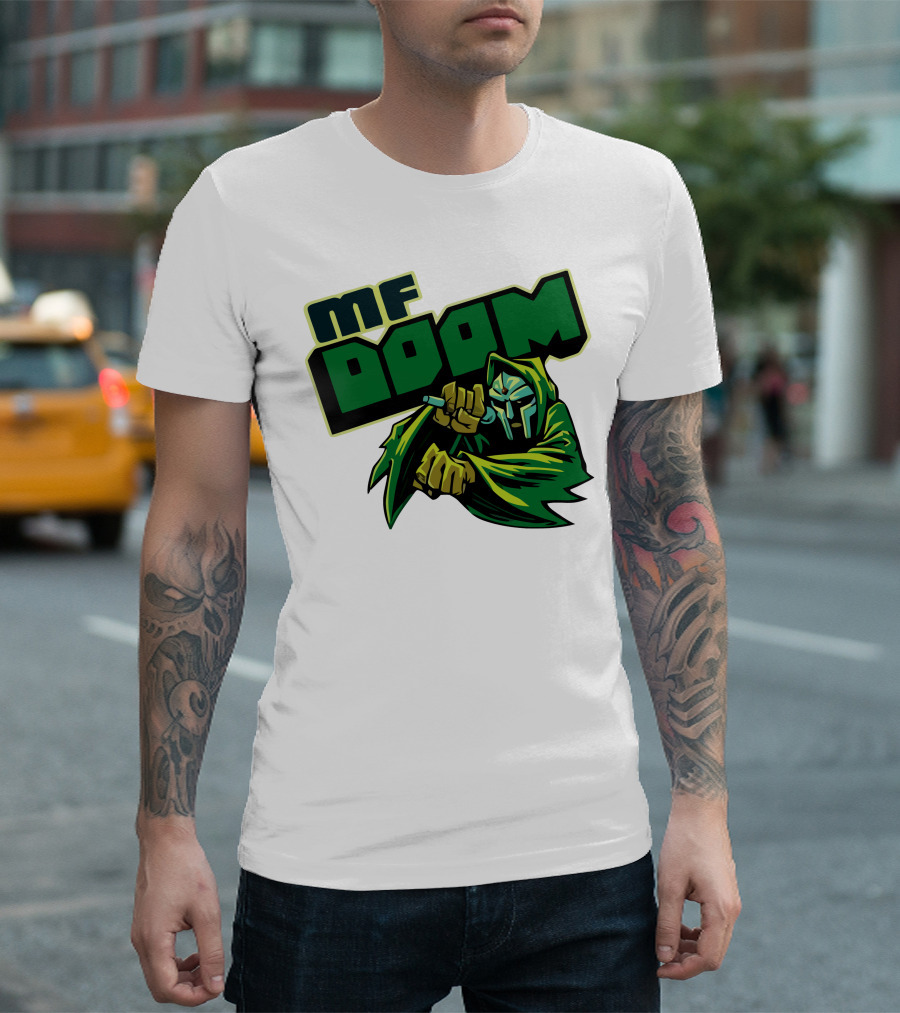 MF Doom Merch Anti Hero Iconic Masked Rapper T-Shirt