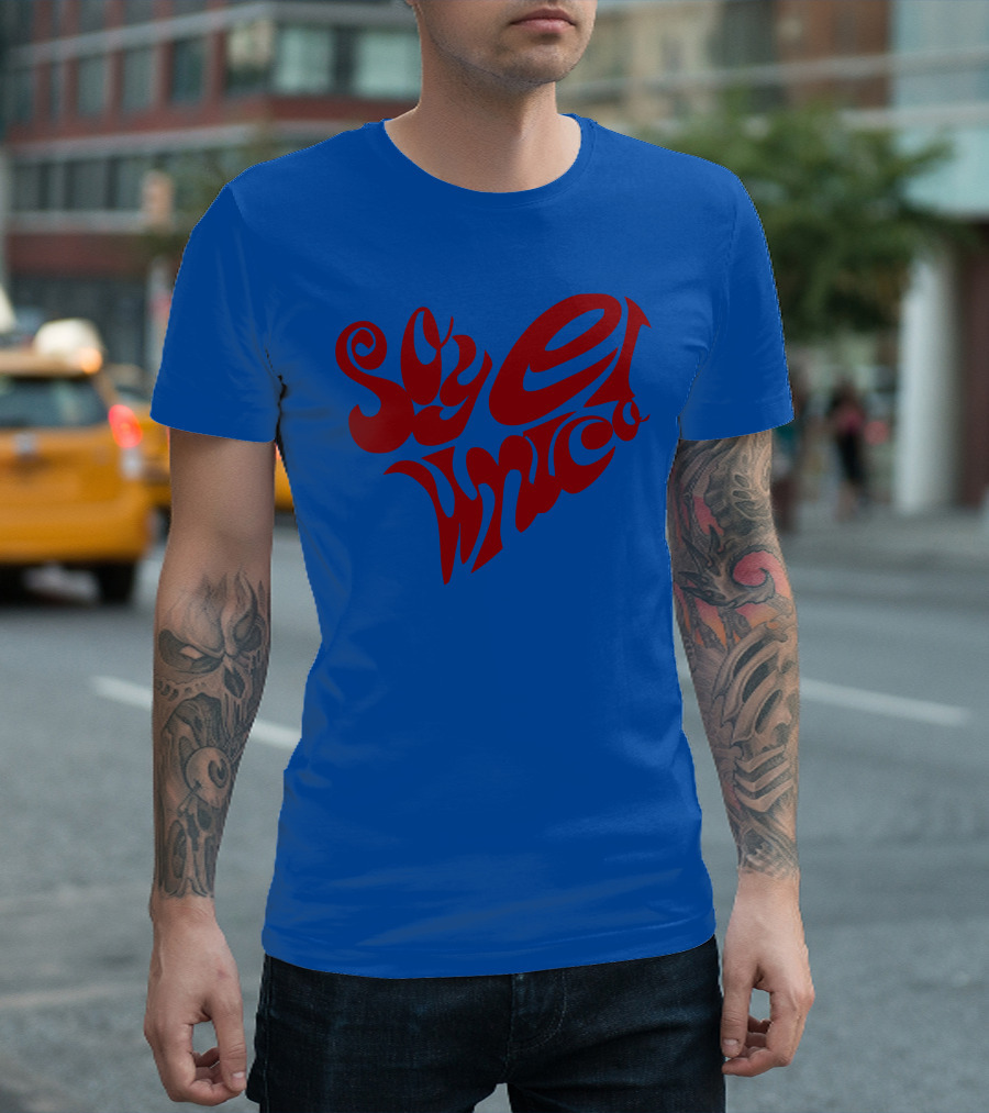 Lumbre Music Merch Soy El Unico Heart Shaped T-Shirt