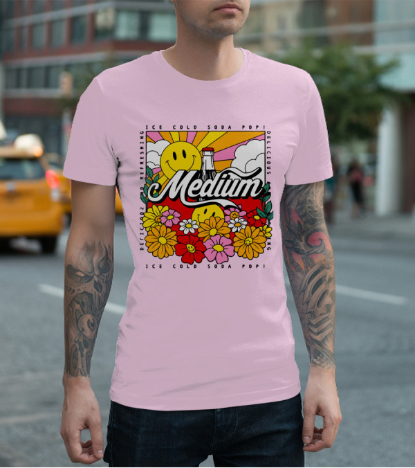Medium Ice Cold Soda Pop Delicious Refreshing T-Shirt