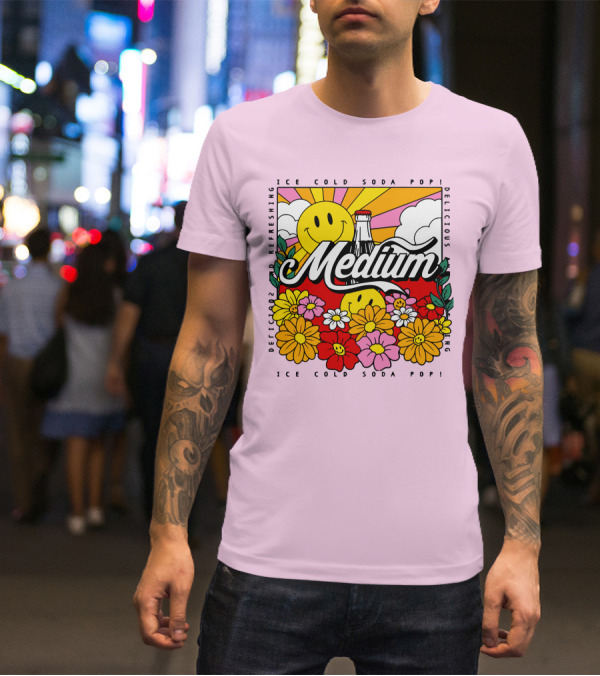 Medium Ice Cold Soda Pop Delicious Refreshing T-Shirt