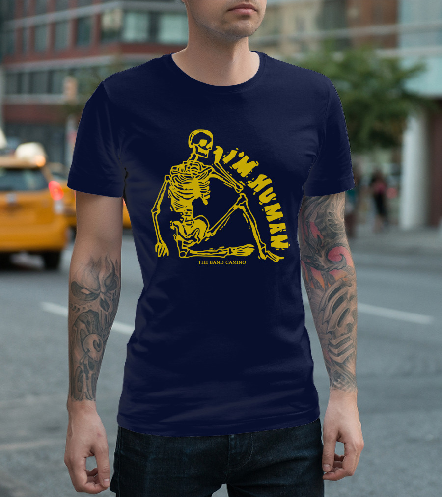 THE BAND CAMINO I'M HUMAN SKELETON T-Shirt