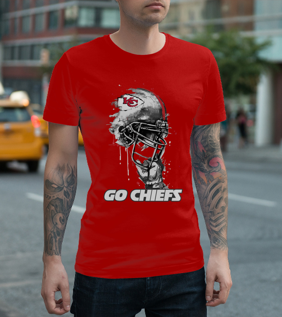 Go Chiefs Kc Helmet T-Shirt