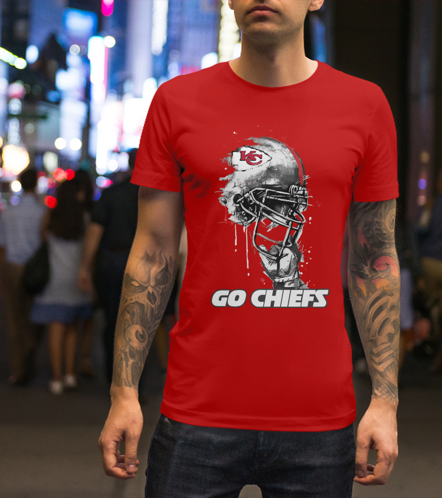 Go Chiefs Kc Helmet T-Shirt