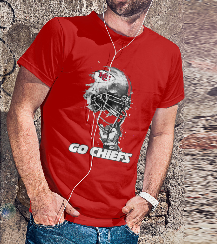 Go Chiefs Kc Helmet T-Shirt