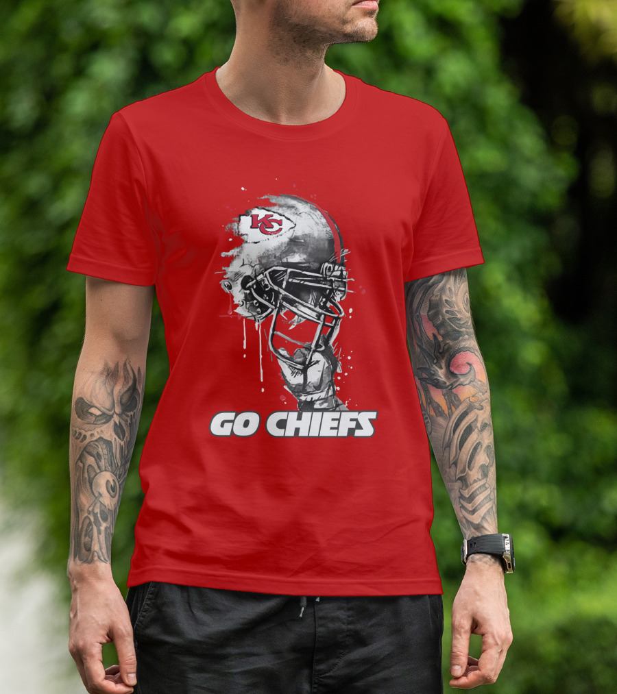 Go Chiefs Kc Helmet T-Shirt