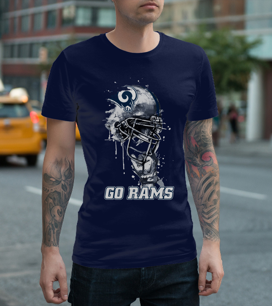 Go Rams Specialedition Helmet T-Shirt