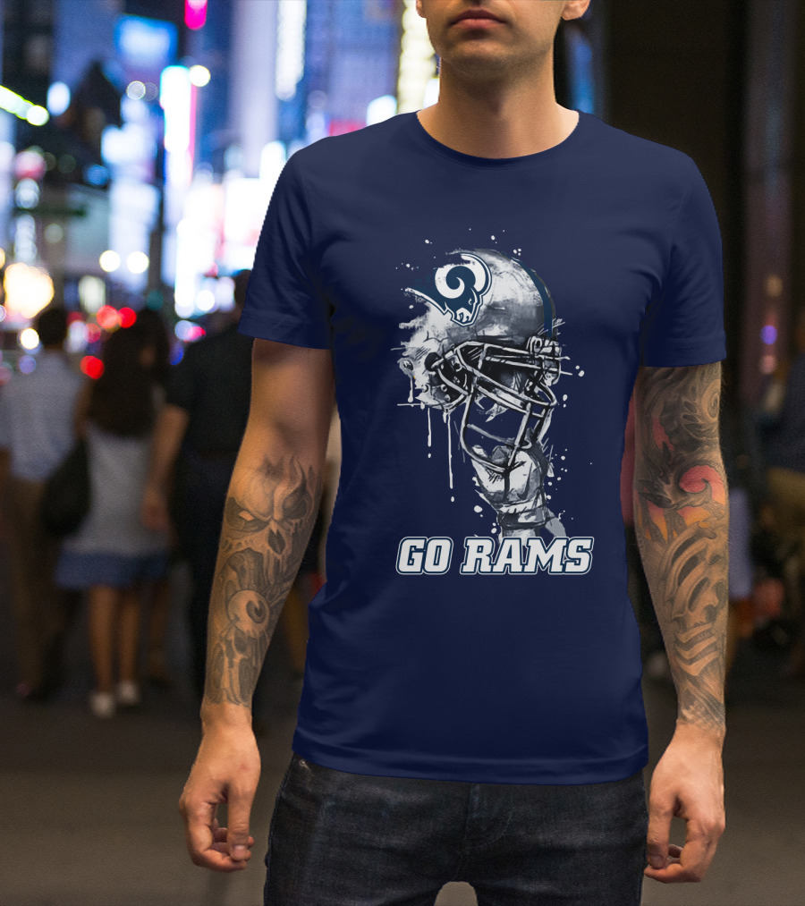 Go Rams Specialedition Helmet T-Shirt