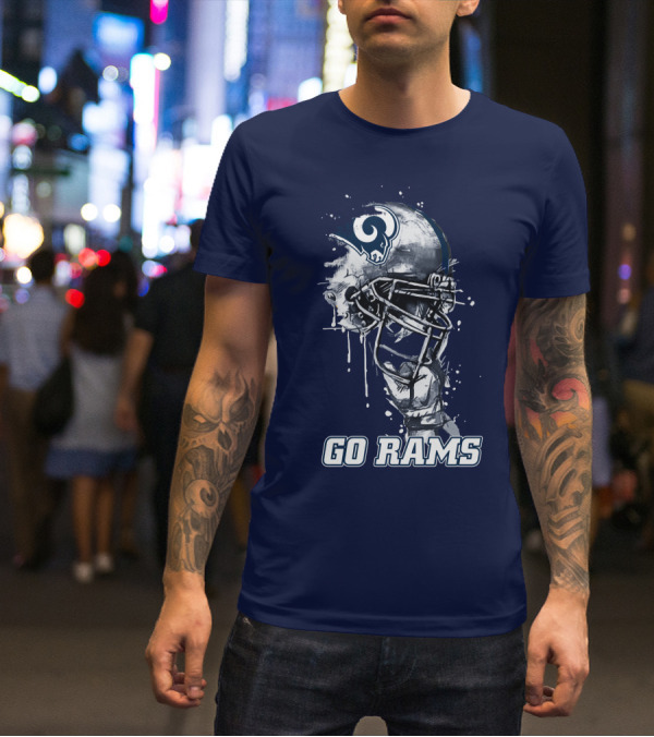 Go Rams Specialedition Helmet T-Shirt