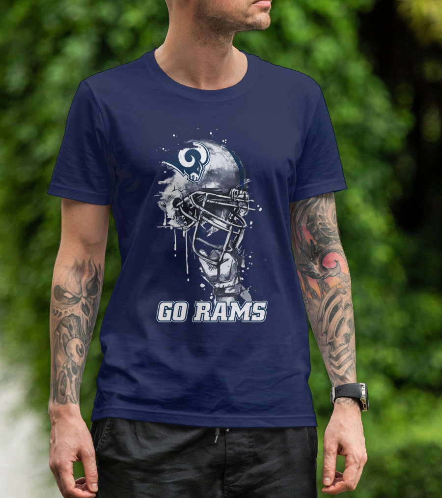 Go Rams Specialedition Helmet T-Shirt