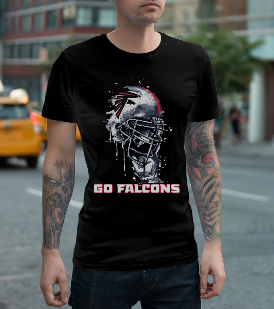 Go Falcons Falcons Helmet T-Shirt