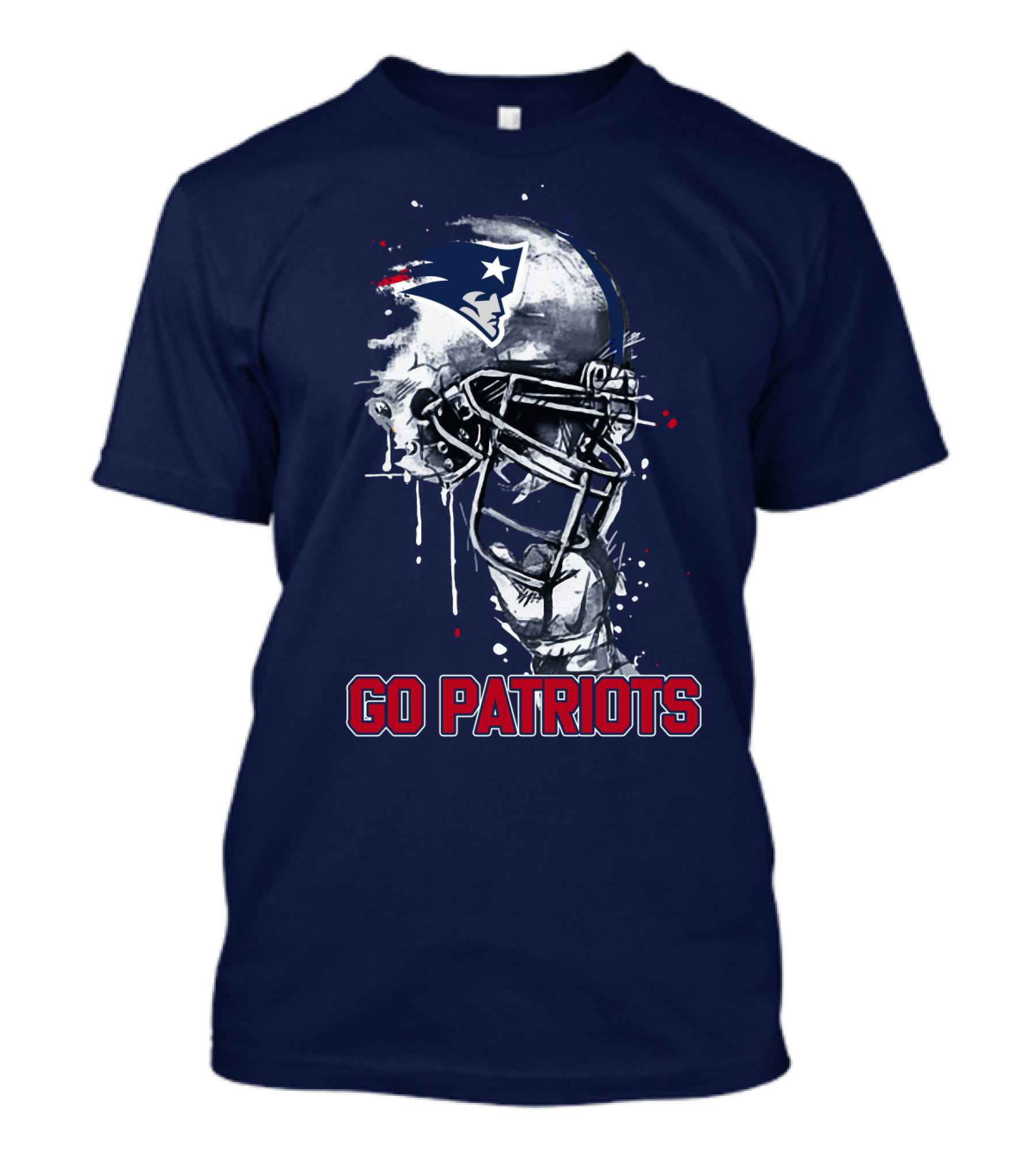 Go Patriots Patriots Helmet T-Shirt