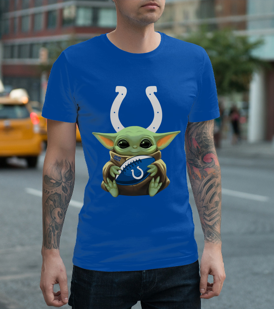 Baby Alien Colts Football Fans T-Shirt