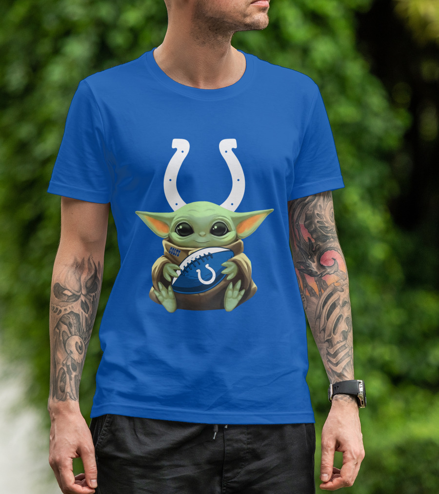 Baby Alien Colts Football Fans T-Shirt