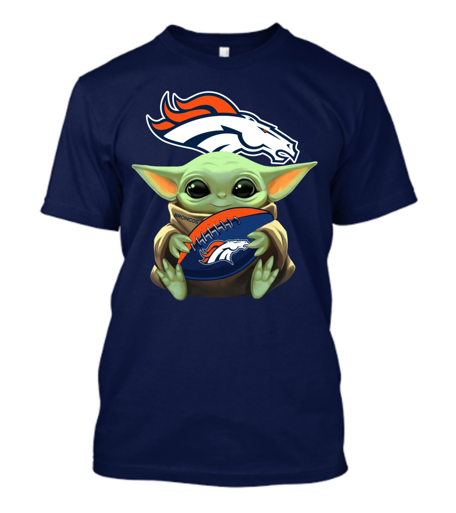 Broncos Baby Yoda T-Shirt