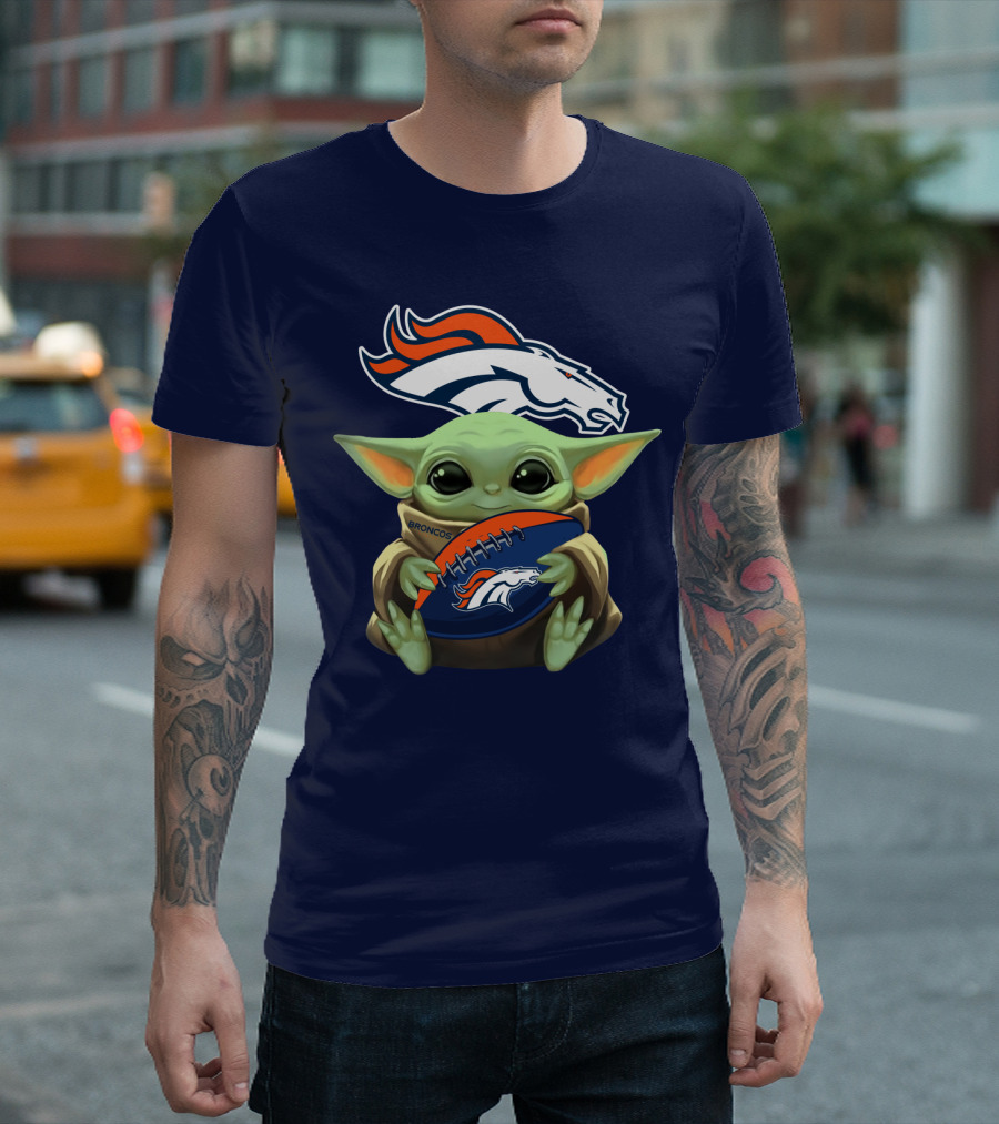 Broncos Baby Yoda T-Shirt