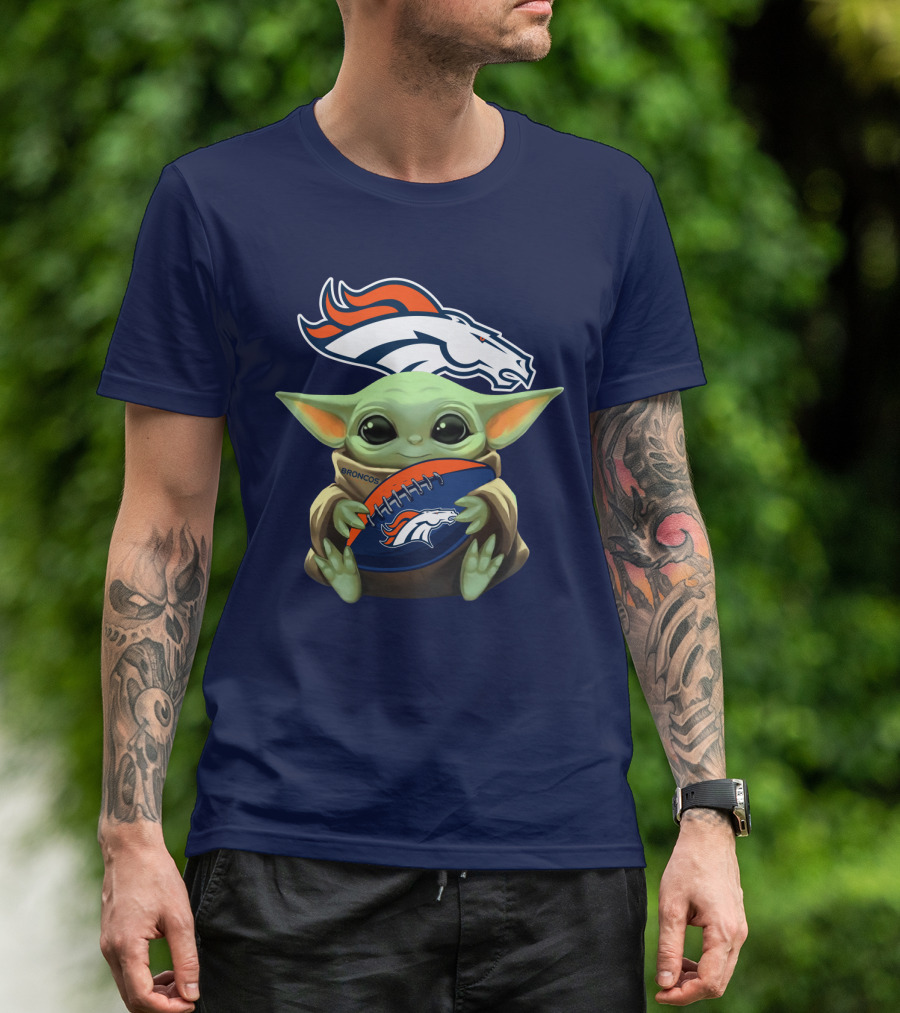 Broncos Baby Yoda T-Shirt