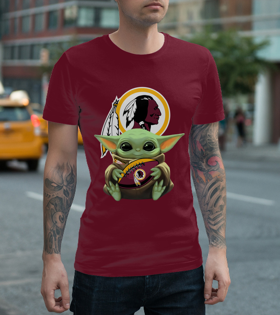 Baby Yoda Washington Football Team T-Shirt
