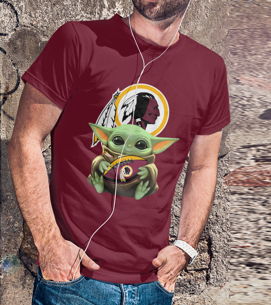 Baby Yoda Washington Football Team T-Shirt