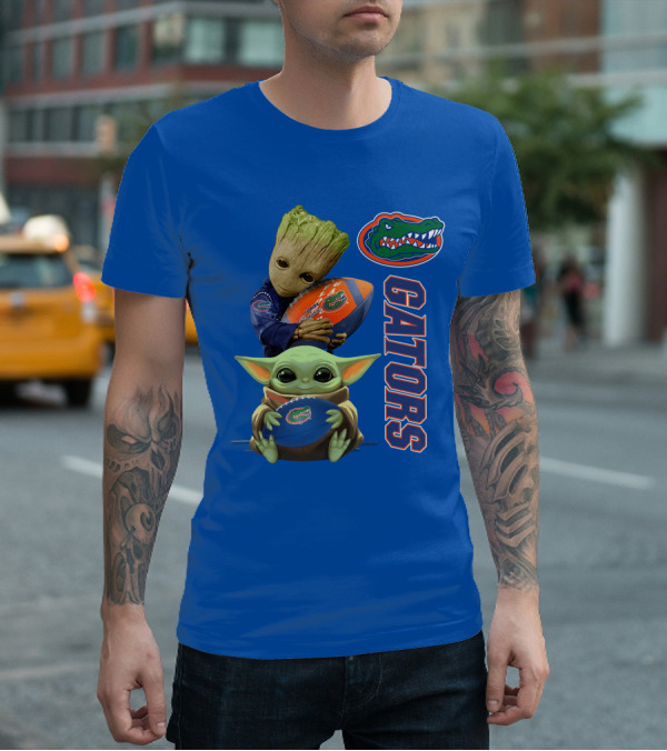 Gators Football Baby Alien And Tree Creature T-Shirt