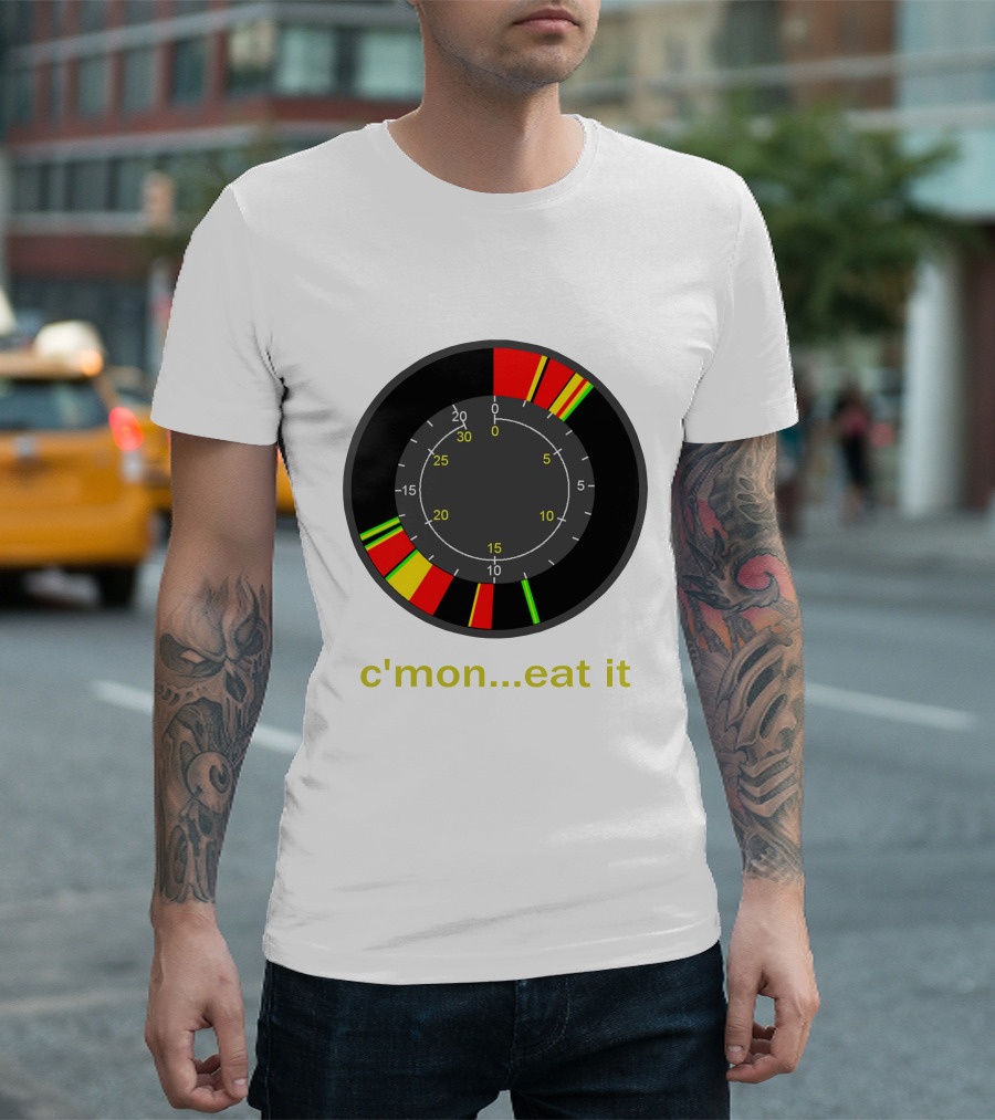 C'MON EAT IT Speedometer T-Shirt