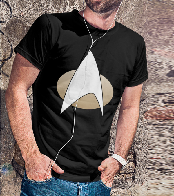 Star Trek Command Red Paneled Uniform Badge Insignia T-Shirt