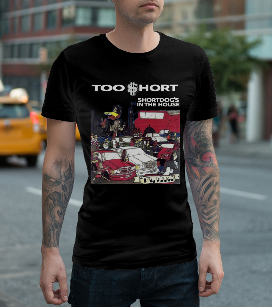 Too Short Short Dog's In The House Dog House Urban Scene T-Shirt