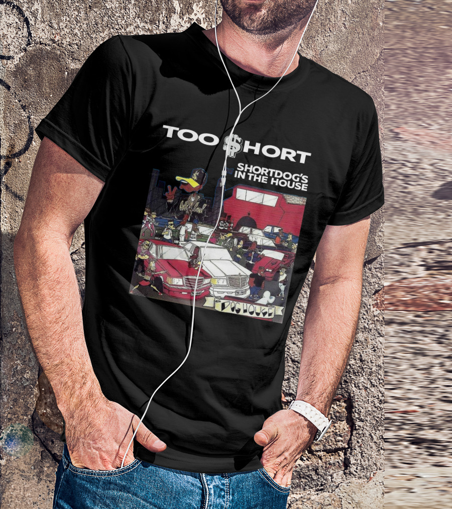 Too Short Short Dog's In The House Dog House Urban Scene T-Shirt